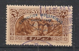 SYRIE - 1929 - N°YT. 195 - Exposition De Damas 3pi - Oblitéré / Used - Used Stamps