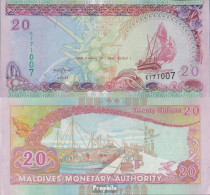 Malediven Pick-Nr: 20c Bankfrisch 2008 20 Rufiyaa - Other & Unclassified