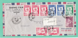 SÜD VIETNAM. LETTRE DE SAIGON POUR L'ALLEMAGNE,1957. - Vietnam