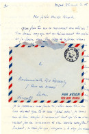 GUERRE INDOCHINE LAC 1950 POSTE AUX ARMEES T.O.E. LETTRE DE MINH THANH COMMUNE PLEIKU S.P. 7430? 5°CIE - War Of Indo-China / Vietnam