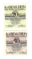 **notgeld   Austria  Stockerau Serie Compleet  1038  Cat Val 2 Euro - Autriche