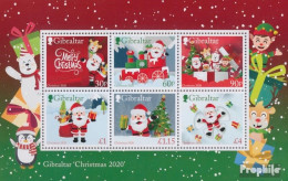 Gibraltar Block144 (kompl.Ausg.) Postfrisch 2020 Weihnachtsmann - Gibraltar