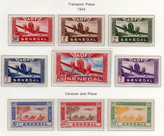 Sénégal YT PA 22-30 Neuf Sans Charnière XX MNH - Poste Aérienne