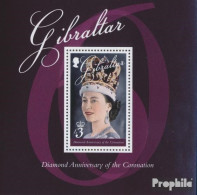 Gibraltar Block110 (kompl.Ausg.) Postfrisch 2013 60 Jahre Krönung Elisabeth II. - Gibraltar