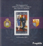 Gibraltar Block98 (kompl.Ausg.) Postfrisch 2011 Verlobung Prinz William - Gibilterra