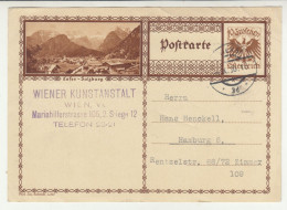 Lofer-Salzburg Illustrated Postal Stationery Postcard Posted 1930 B240503 - Tarjetas