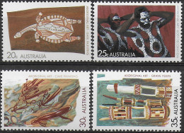 1971 Australia Aboriginal Art 4v. MNH Michel N. 472/75 - Autres & Non Classés