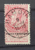 57 Avec Belle Oblitération Hamoir - 1893-1907 Wapenschild