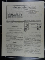 Le Petit Journal Du Brasseur N° 1825 De 1935 Pages 498 à 520 Brasserie Belgique Bières Publicité Matériel Brouwerij - 1900 - 1949