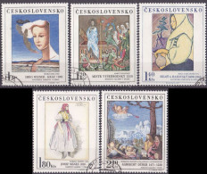 Tschechoslowakei Satz Von 1971 O/used (A5-9) - Used Stamps