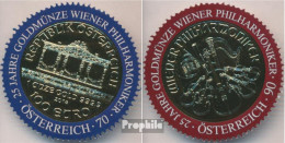 Österreich 3170-3171 (kompl.Ausg.) Postfrisch 2014 Goldmünze - Unused Stamps