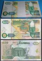 SAMBIA - ZAMBIA 20 Kwacha 1992 UNC Pick 36b UNC (1) Bundle á 100 St. Dealer Lot - Other - Africa