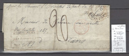 Inde - Lettre De Pondichery - 02/1849 - PROPOSE A 50 % DE REMISE - Pour Paris Via Alexandrie - - Covers & Documents