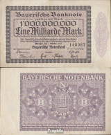 Bayern Rosenbg: BAY17 Länderbanknote Bayern Stark Gebraucht (IV) 1923 1 Mrd. Mark - 1 Miljard Mark