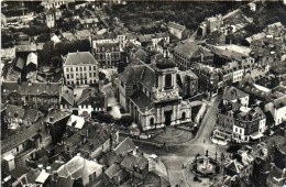 EN AVION AU DESSUS DE ...BOLBEC  Place Du Monument Et Eglise Sr Michel RV - Bolbec