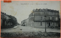 CARTE VALENCE - 82 - AVENUE DE LA GARE -SCAN RECTO/VERSO-12 - Valence