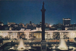 Trafalgar Square By Night - London  - Unused Postcard - LO1 - Andere & Zonder Classificatie