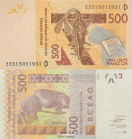 Mali Pick-Nr: 419D (2023) Bankfrisch 2023 500 Francs - Mali