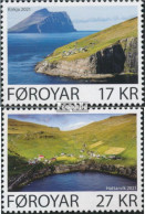 Dänemark - Färöer 1004-1005 (kompl.Ausg.) Postfrisch 2021 Insel Fugloy - Faroe Islands