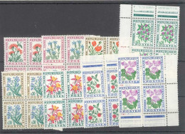 TAXE - Timbre Taxe - Série De 8 Blocs De 4 Timbres Oblitérés - Yvert 95 à 102 - 1960-.... Nuovi