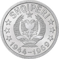 Albanie, 5 Qindarka, 1969, Rome, Aluminium, SUP+, KM:44 - Albanien