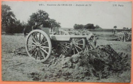 CARTE GUERRE DE 1914-15 - BATTERIE DE 75 -SCAN RECTO/VERSO-10 - Material
