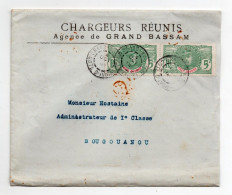 !!! COTE D'IVOIRE, LETTRE DE GRAND BASSAM POUR BOUGOUANOU DE 1909 - Briefe U. Dokumente