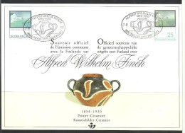 Herdenkingskaart - Carte-souvenir Finch (cob ) Cote  :160 Euro - Souvenir Cards - Joint Issues [HK]