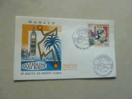 Monaco - Xxvème Rallye - 1f.00 - Yt 689 - Enveloppe Premier Jour D'Emission - Année 1966 - - FDC