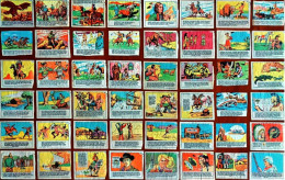 LOT Of 41+ 8 FIGURINE ALBUM BUCK JONES CARTA CERATA BUBBLE GUM DOLCIFICIO LOMBARDO PERFETTI Chewing Chicle WAX WRAPPERS - Otros & Sin Clasificación