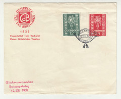 Austria 1937 Stamp Day FDC Not Posted B240503 - FDC