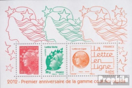 Frankreich Block205 (kompl.Ausg.) Postfrisch 2012 Postsondertarife - Unused Stamps