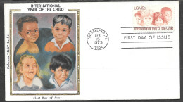 USA FDC Colorano Silk Cachet, 1979 International Year Of The Child - 1971-1980