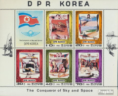 Nord-Korea 1997-2001A Kleinbogen (kompl.Ausg.) Postfrisch 1980 Die Eroberung Des Luftraums - Corea Del Nord