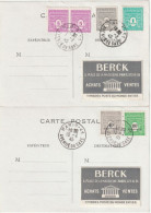 Arc De Triomphe, 2 Cartes De 1945 Du 01/02 Et 12/02. Collection BERCK. - 1944-45 Arc Of Triomphe