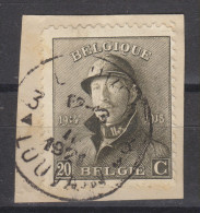 COB 170 Oblitération Centrale LIEGE 3 - 1919-1920 Albert Met Helm