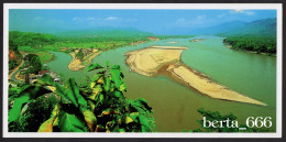 Golden Triangle Aerial View * Thailand House Of Opium Golden Triangle * Panoramic Postcard - Thailand