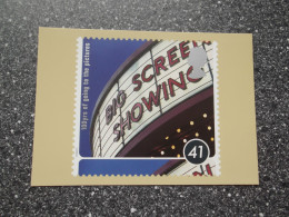 POSTCARD Stamp UK - 100 Years Of Going To The Pictures - 41 - Timbres (représentations)