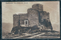 Cr66 Cartolina Montesarchio Torre Medioevale Lato Est  Benevento Campania 1929 - Benevento