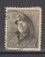 COB 170 Oblitération Centrale GENT 3 - 1919-1920 Albert Met Helm