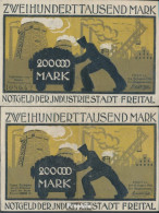 Freital Inflationsgeld Der Stadt Freital Gebraucht (III) 1922 200.000 Mark - Andere & Zonder Classificatie