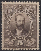Hawaii - Official Stamp - 5 C - L. A. Thurston - Mi 2 - 1897 - MNH - Hawaï