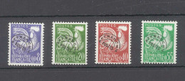 PREOBLITERE - Coq Gaulois - Série De 4 Timbres Neufs Sans Trace De Charnière - Yvert  119 à 122 - 1953-1960