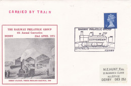 GB Engeland 1972 LRailway Philatelic Group Convention Derby - Trains