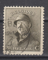 COB 170 Oblitération Centrale LEBBEKE - 1919-1920 Albert Met Helm