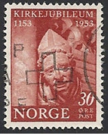 Norwegen, 1953, Mi.-Nr. 383, Gestempelt - Oblitérés