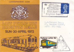 GB Engeland 1972 Last Public Run Of The Brighton Belle 30-04-1972 - Treni