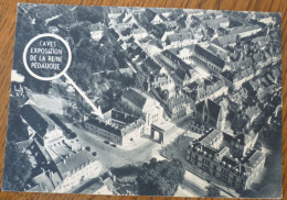 CPSM  - BEAUNE - COTE D'OR - 21 - VUE AERIENNE DE LA REINE PEDAUQUE - SCAN RECTO VERSO - Beaune