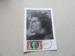 Monaco - Dante Alighieri (1265-1321) - 30c. - Yt 683 - Carte Premier Jour D'Emission - Année 1966 - - Maximum Cards