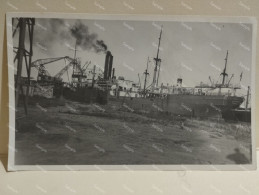 Italia Ravenna Porto Canale 1944. Navi SABAC - Rijeka E ONGRATO - Genova. - Ravenna